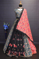 Black Patola Designer Choli 