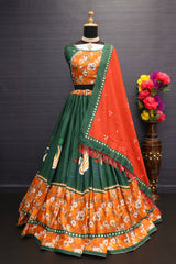 orange Colour Lehenga choli