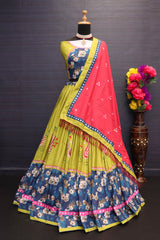 yellow colour lehenga choli